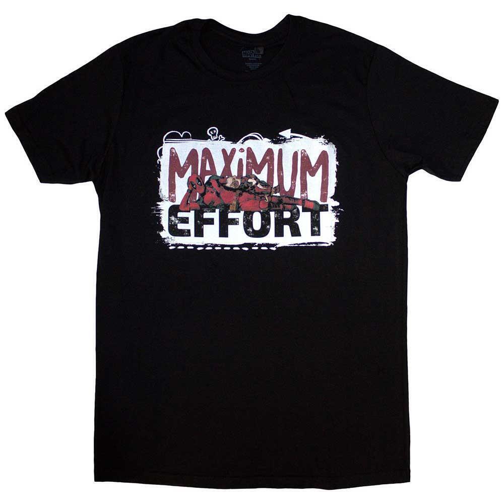 Marvel Comics Unisex T Shirt Deadpool Maximum Effort